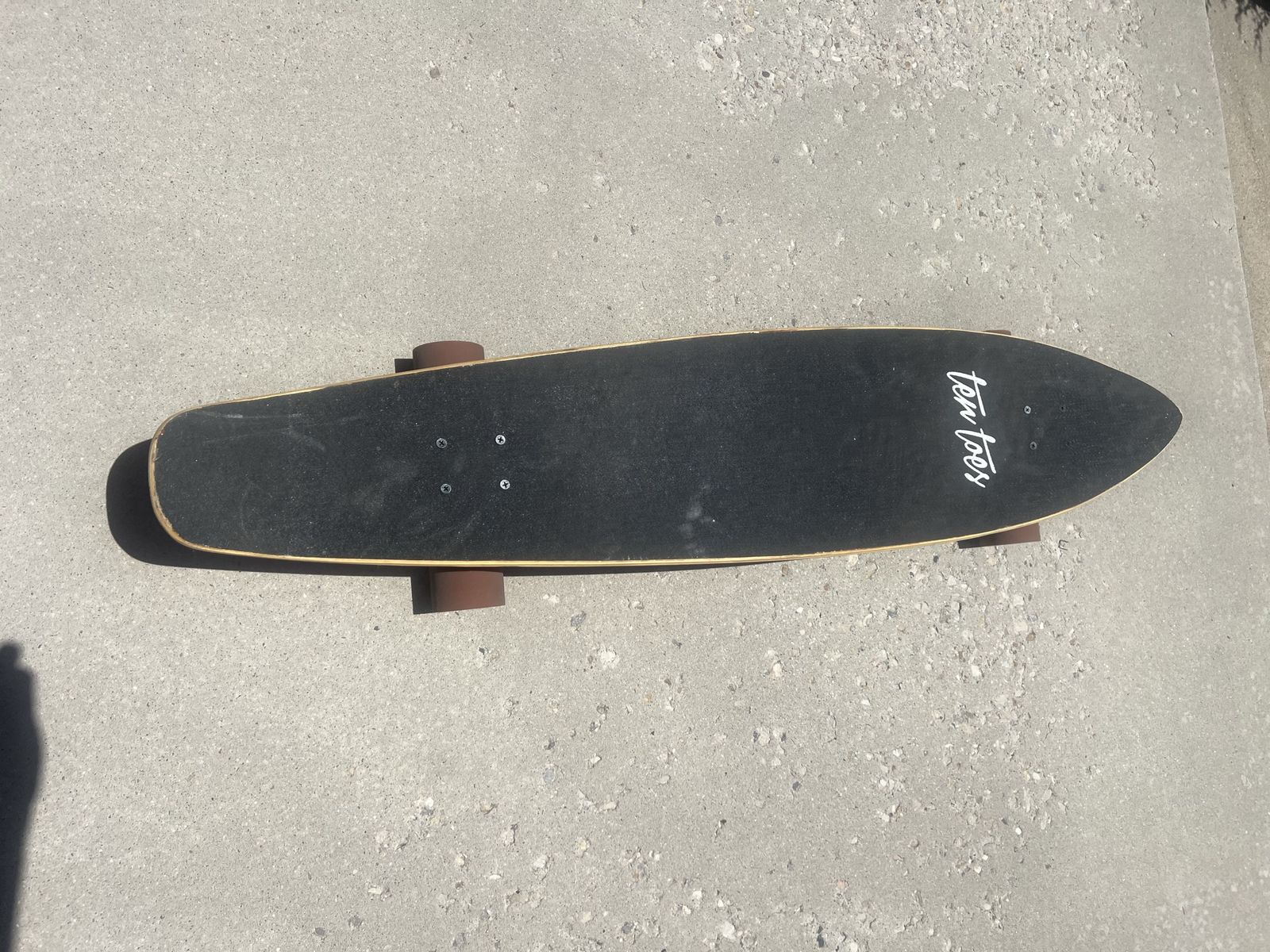 Ten Toes Zephyr Longboard Skateboard Bamboo Deck Cruiser Board