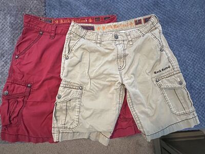 ROCK REVIVAL CLASSIC SHORTS SIZE 34. NEW CONDITION ORDERED OFF BUCKLE.COM. Orig140.00 each asking 80.00 for both pair