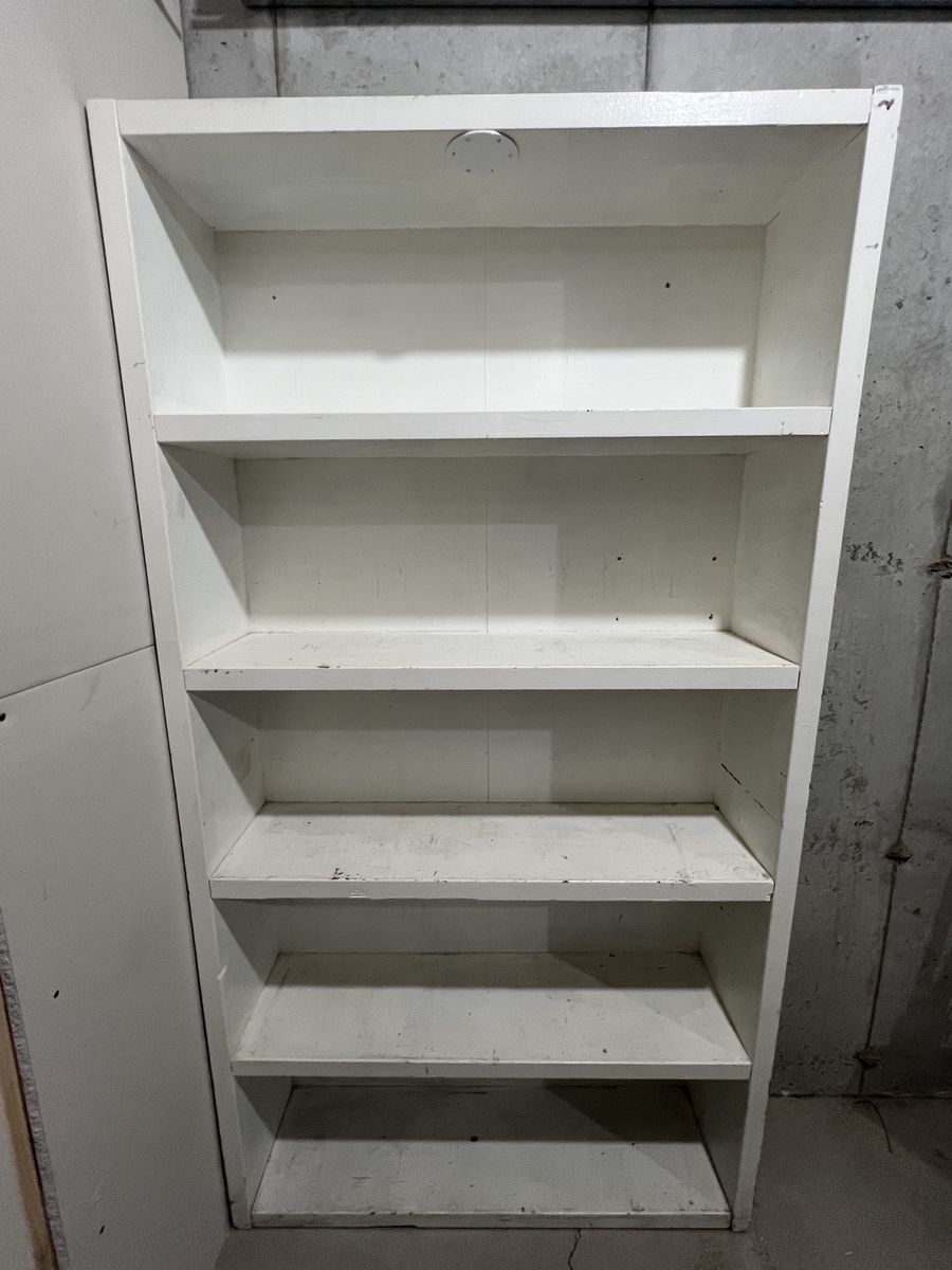White bookshelf two available