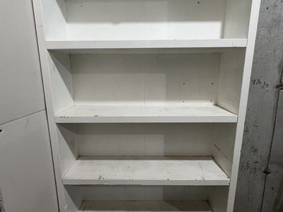 White bookshelf two available