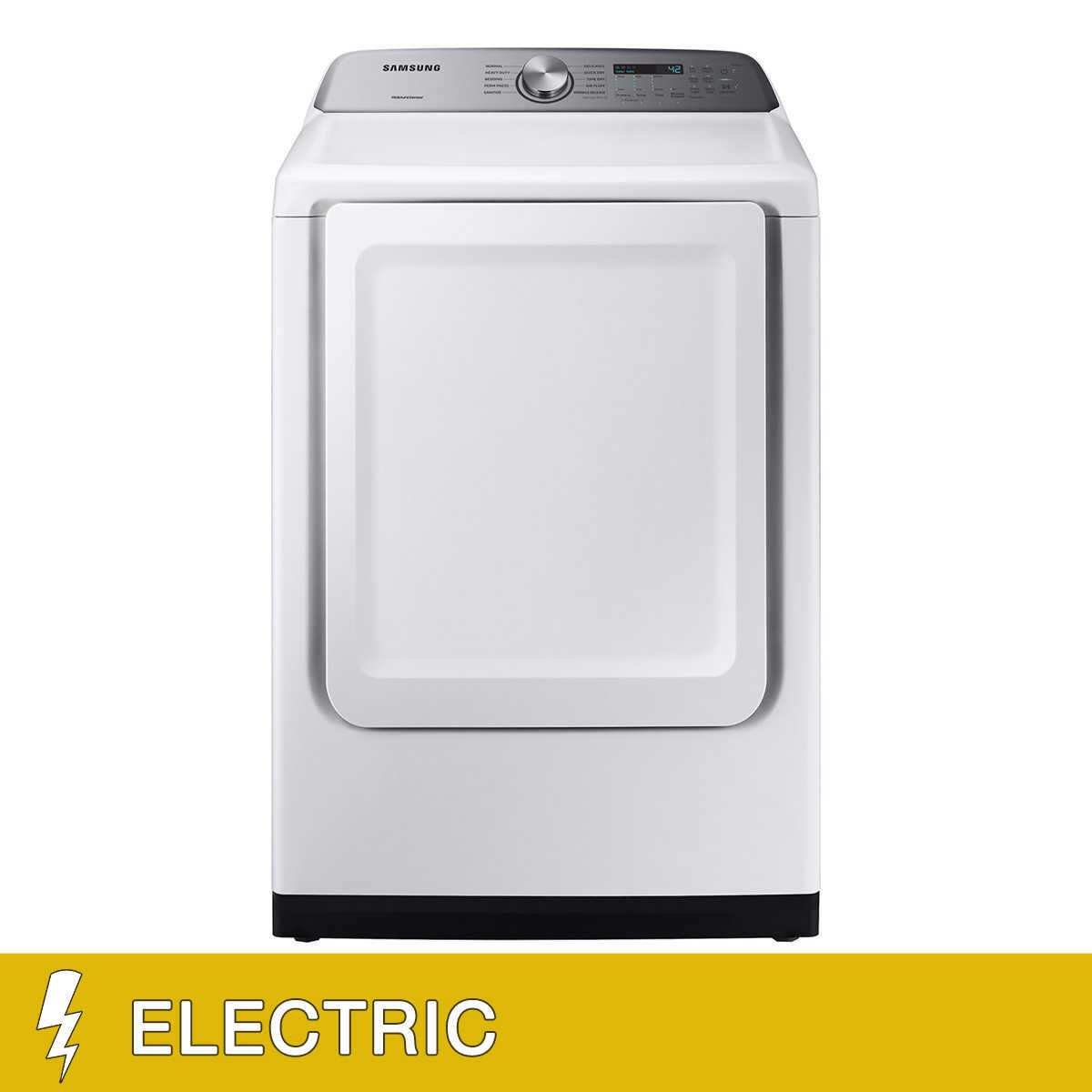 Samsung DVE50R5200W 7.4 Cu. Ft. ELECTRIC Dryer with Sensor Dry 1319252 #97258