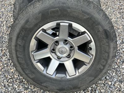 Toyota FJ Cruiser 4-Runner 17" Wheels & General Grabber APT Tires (P265/70R17) - Set of 4