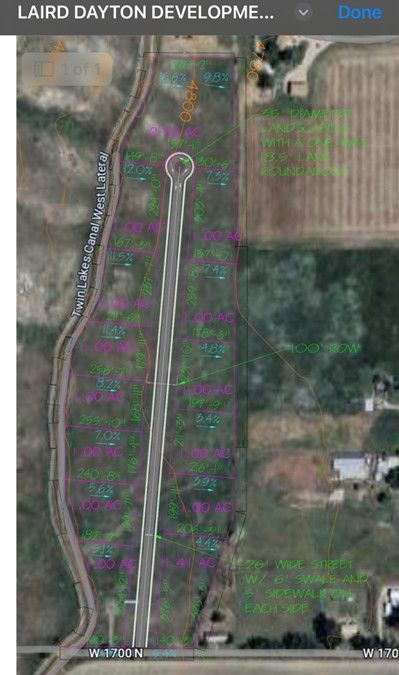 Development Opp in  SE Weston, ID 21.36 Acres
