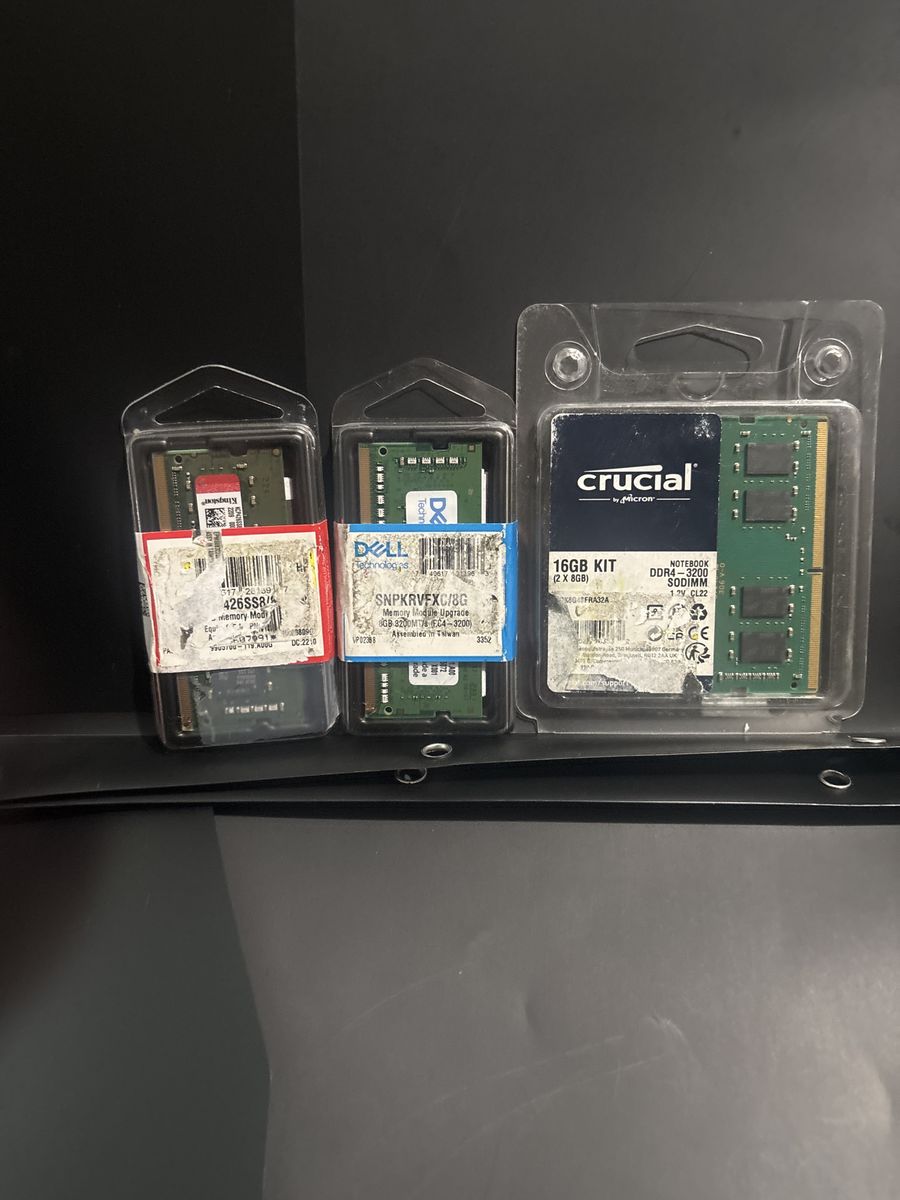 Memory mods  Dell, Kingston, Micron