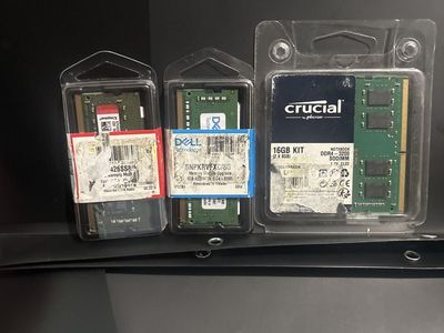 Memory mods Dell, Kingston, Micron