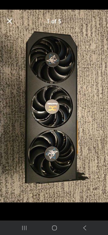 AMD RTX 9070 16gb hellhound powercooler GPU