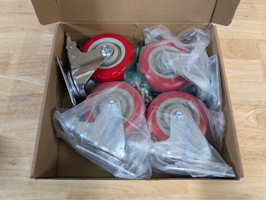 4" Locking Swivel Casters (set of 4)