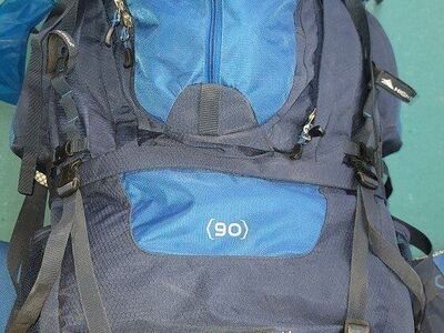 back pack and equipment