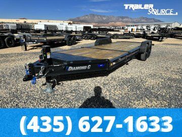 7x22 Diamond C HDT 207 Tilt Trailer - 15.5K GVWR - 14 Ply Tires