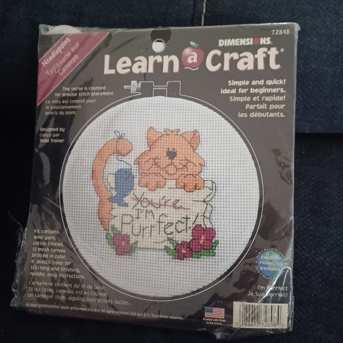 Unfinished Needlepoint Project