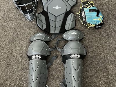 All-Star Top Star Series Youth Catcher's Gear Set with Mitt. Top of the line!