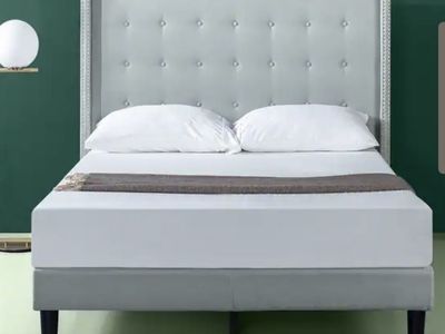 Brand new queen size bed with mattress