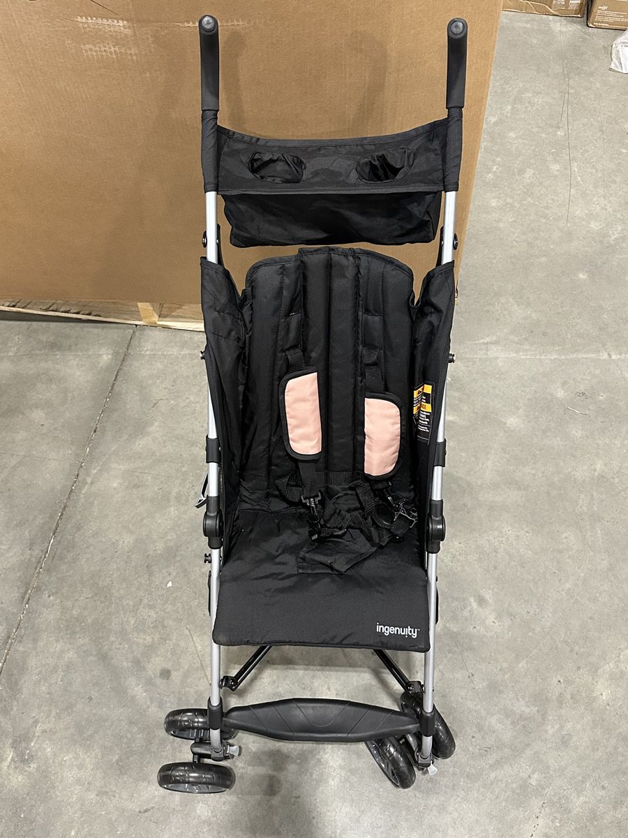 Ingenuity 3D Mini Convenience Stroller Dusty Rose Pink Multi-Position Recline