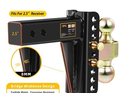 Extra Heavy Duty Reciever. Rated up to 22,000lbs