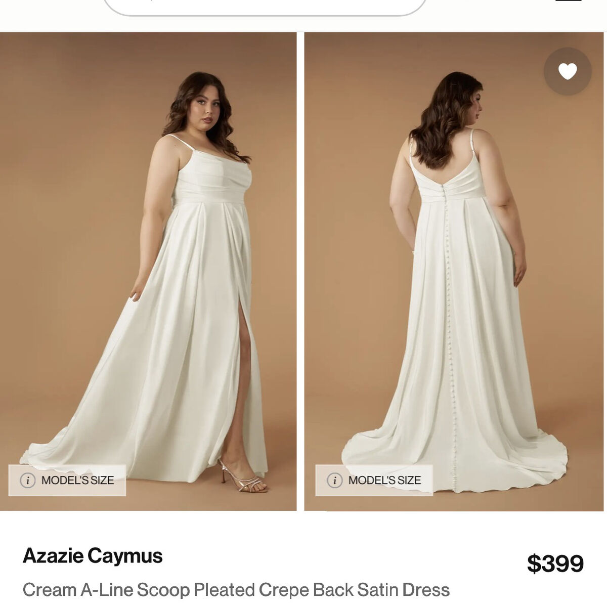 Brand New, NEVER worn Azazie Dress