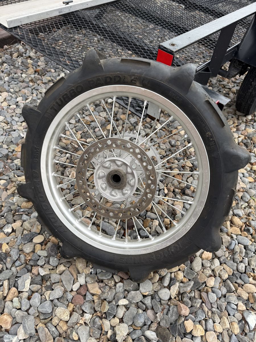 Paddle Tire & Rim Sprocket Brake Disc 8 Lug Turbo