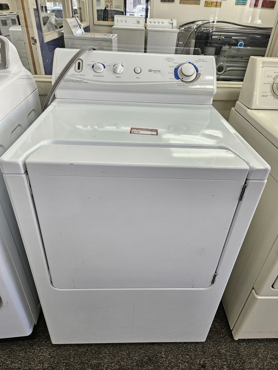 Maytag  Electric Dryer White Top-Load Heavy Duty