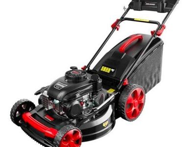 21" 201cc 4-Cycle Self-Propelled Gas Walk Behind Lawn Mower - 8-Position Height, 3-in-1
