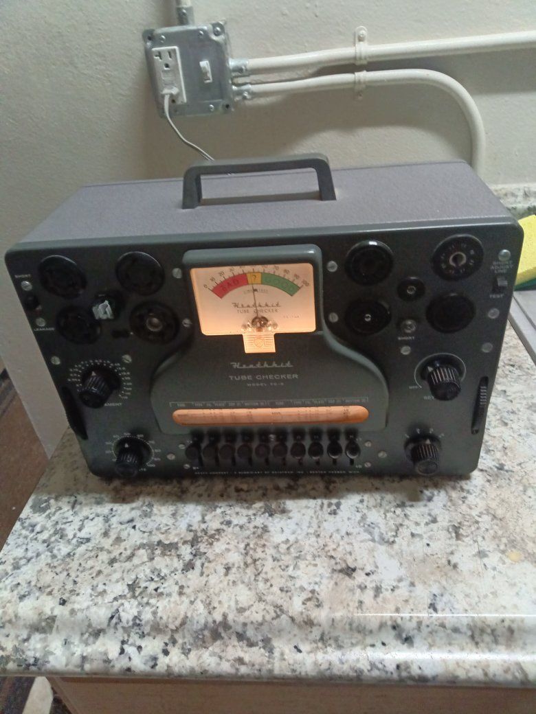 Heathkit Model TC-3 Vacuum Tube Tester!