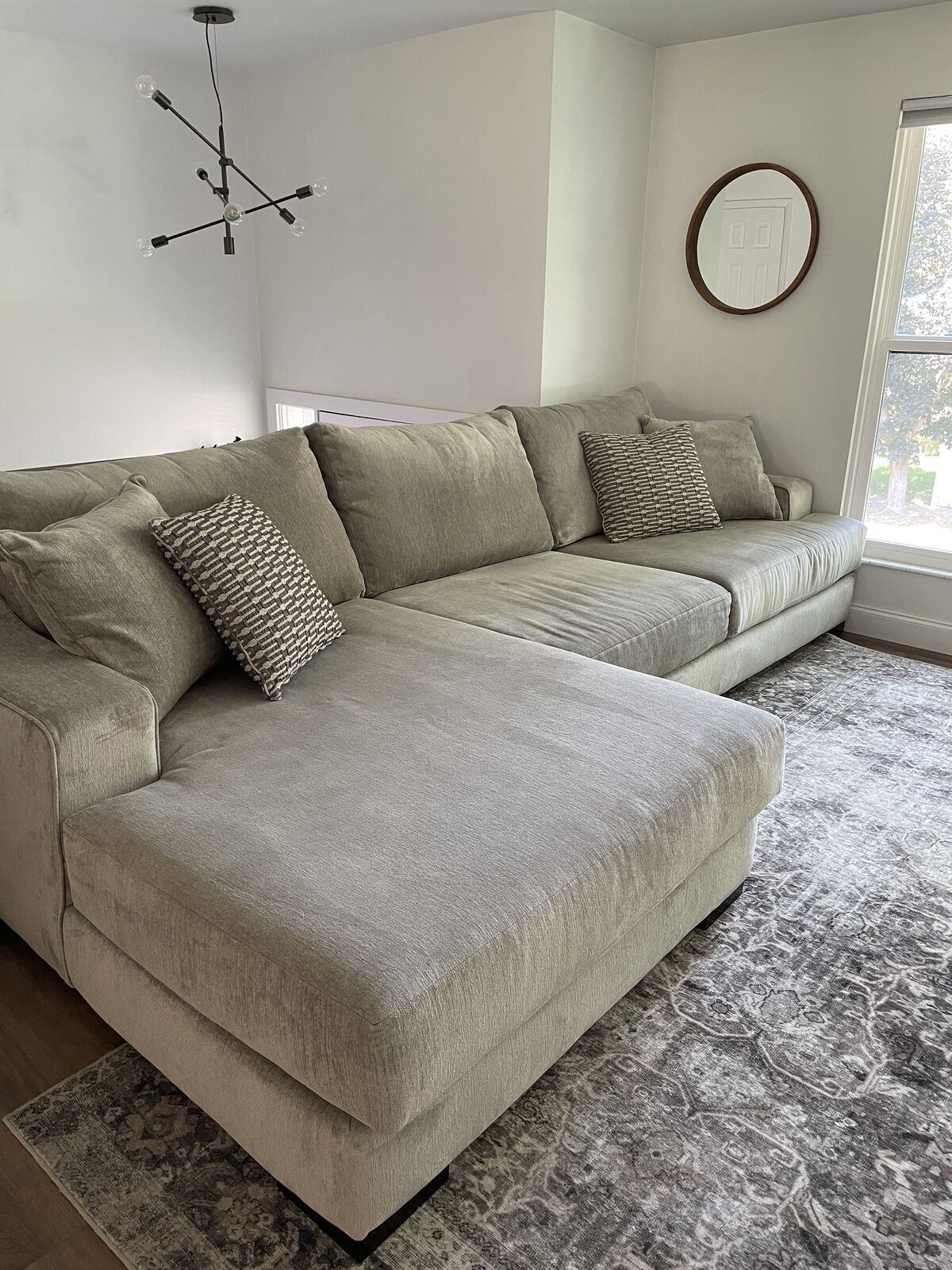 Living Spaces sectional