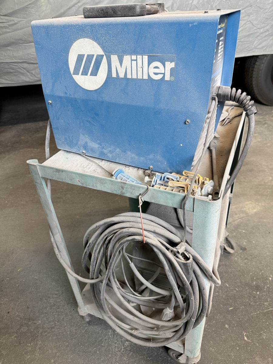 Miller Plasma Cutter with Built-in Air Compressor - Industrial Tool