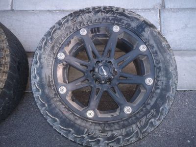 20" Ballistic Truck/SUV Wheels 33" Falken Wildpeak Tires