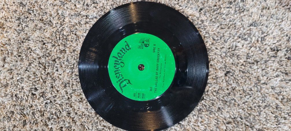1971 Davey Crockett Story 33 RPM record