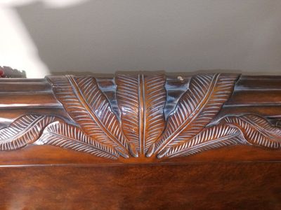 California King wooden bedframe
