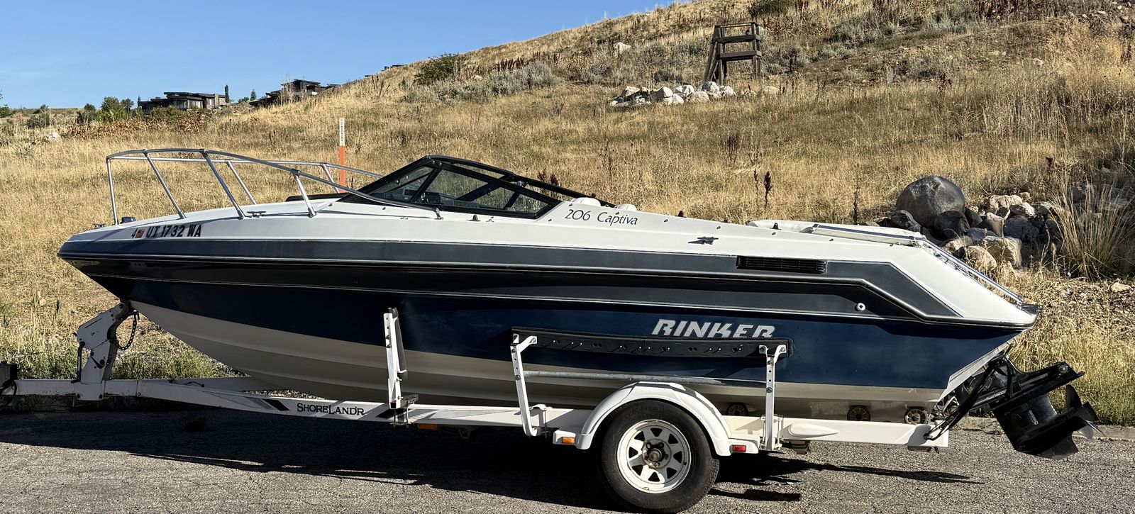 1990 21' Rinker 206 Captiva Cuddy 300 HP Mercruiser Stern Drive