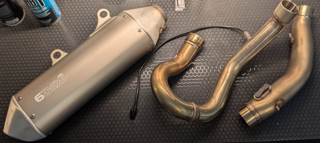 KTM 6 DAYS Motorcycle Exhaust System new.