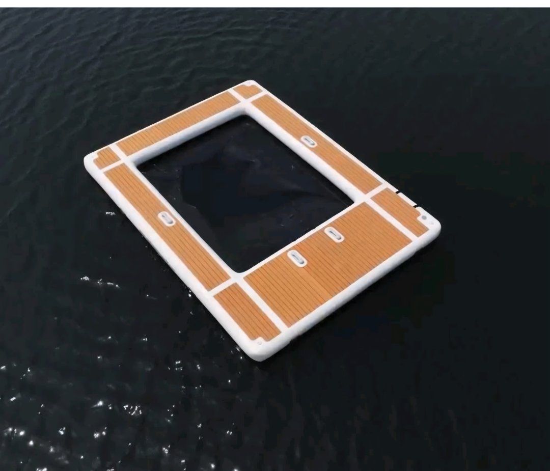 Inflatable Floating Dock and Pool