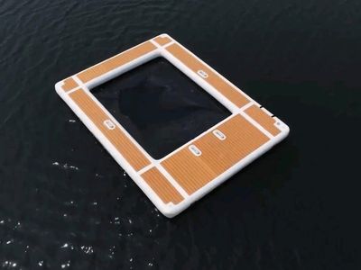 Inflatable Floating Dock and Pool