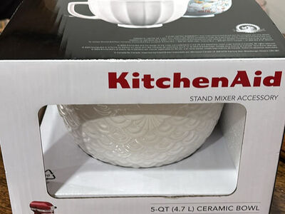 BRAND NEW KitchenAid 5-qt Ceramic Bowl