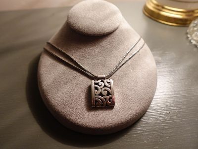 Vintage Brighton Deco Silver Necklace