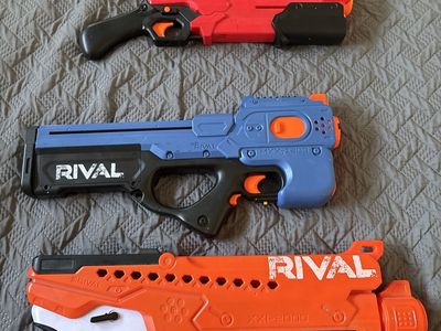 Nerf Rival Blaster Lot - MXV-1200, MXS-1200, & XXI-2000 - Foam Dart Toy Guns