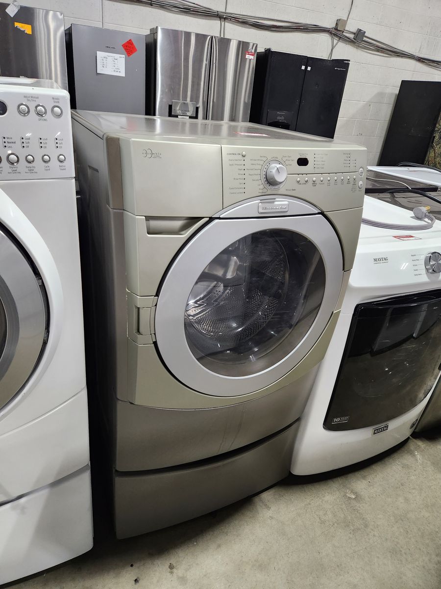 GREAT KITCHENAID FRONTLOAD WASHER! W-WARRANTY