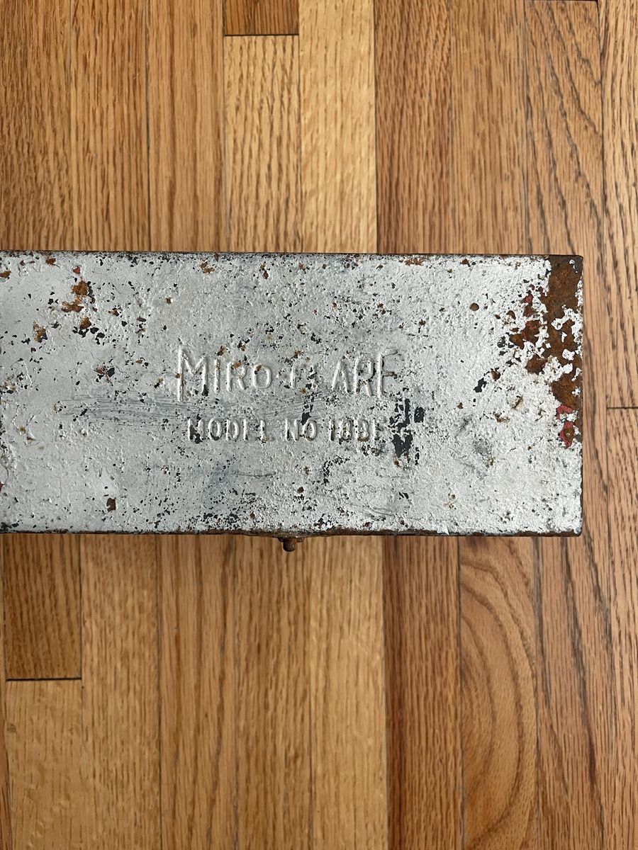 Vintage Microflare Roadside Kit With Metal Box