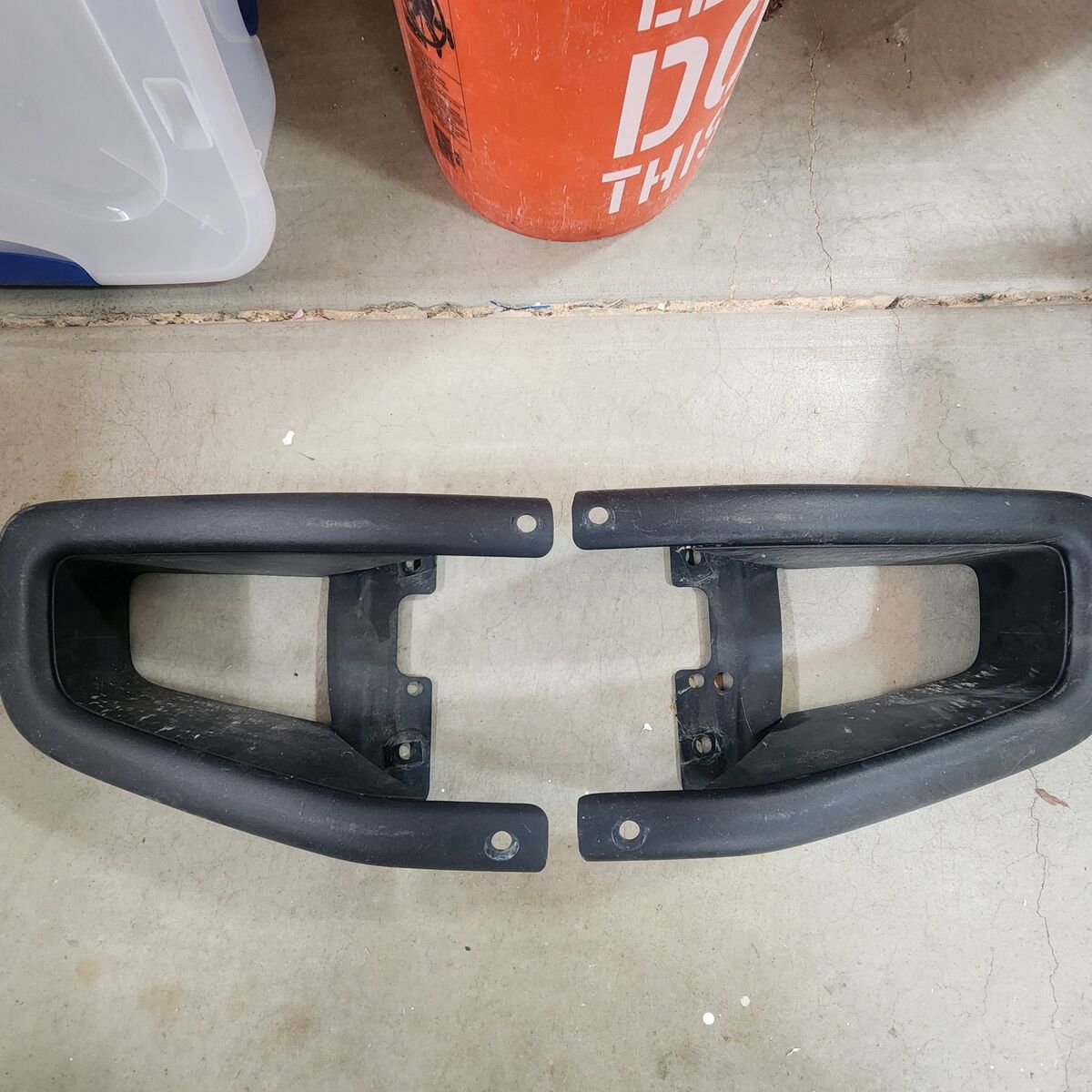 Jeep Rubicon steel shorty bumper end caps 2016
