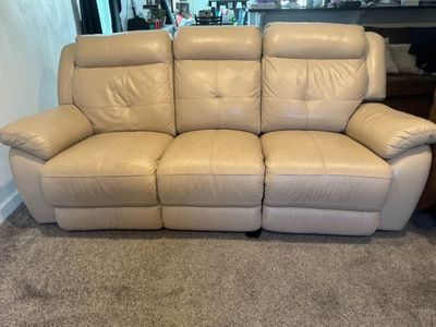 Leather Reclining Couch