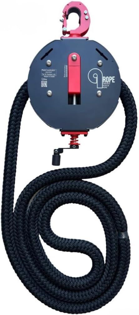 NEW Qrope Endless Rope Trainer Machine - Portable Rope Pull Pulley System - Home Gym Workout Equipment