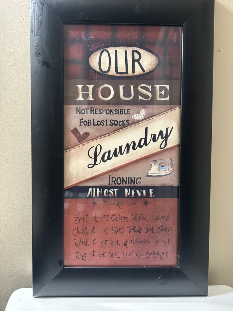 Fun And Adorable Laundry Room Picture