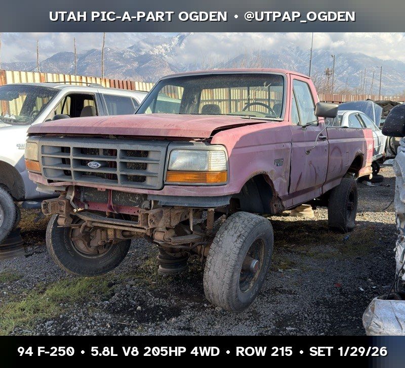 1994 Ford F-250 OBS Parts - UTPAP Ogden