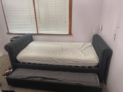 Large Trundle bed with the works