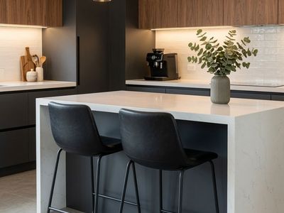 Black barstools