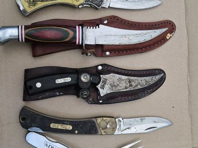 Lot of 7 Assorted Knives - Fixed Blade, Folding, Multi-tool - Old Timer & Decorative $30 for all of it