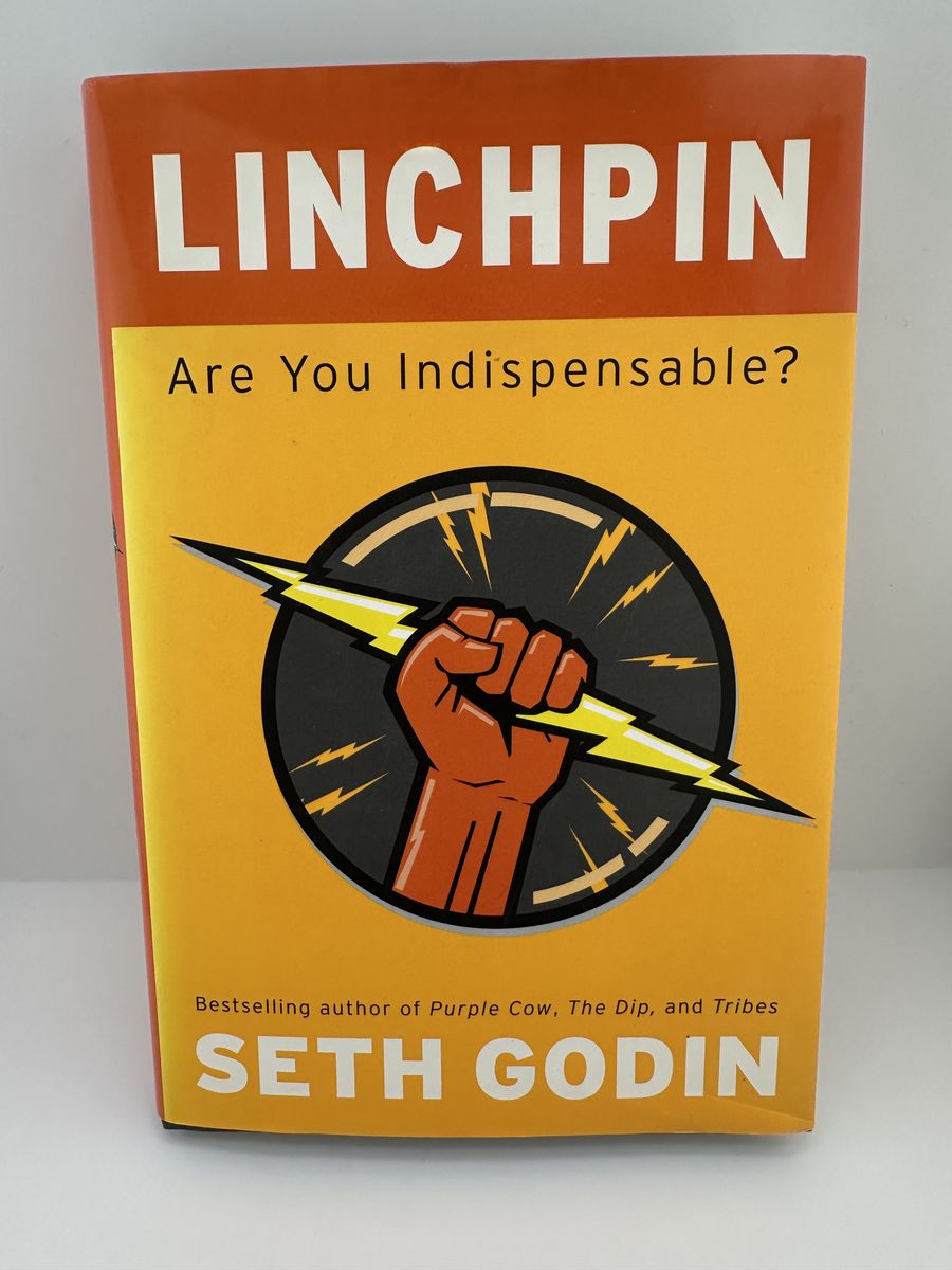 Signed Linchpin Seth Godin 1st Ed HC 2010 Are You Indispensable DJ