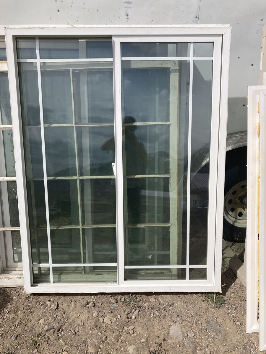 White Used Window