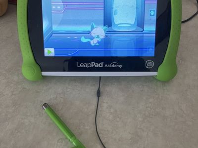 LeapFrog LeapPad Academy Kids Learning Tablet - Green Bumper - Education and Fun