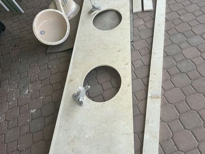 Free Countertop And Two Undersinks