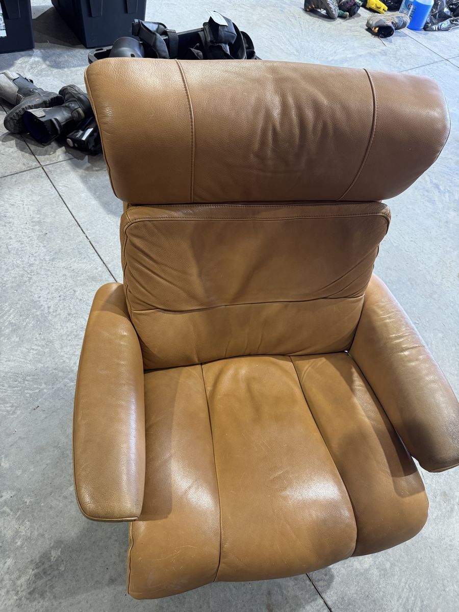 Authentic Ekornes Chair and Ottoman